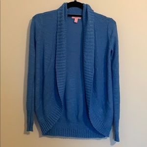 Lilly Pulitzer blue cardigan